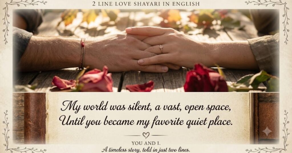 2 Line Love Shayari In English