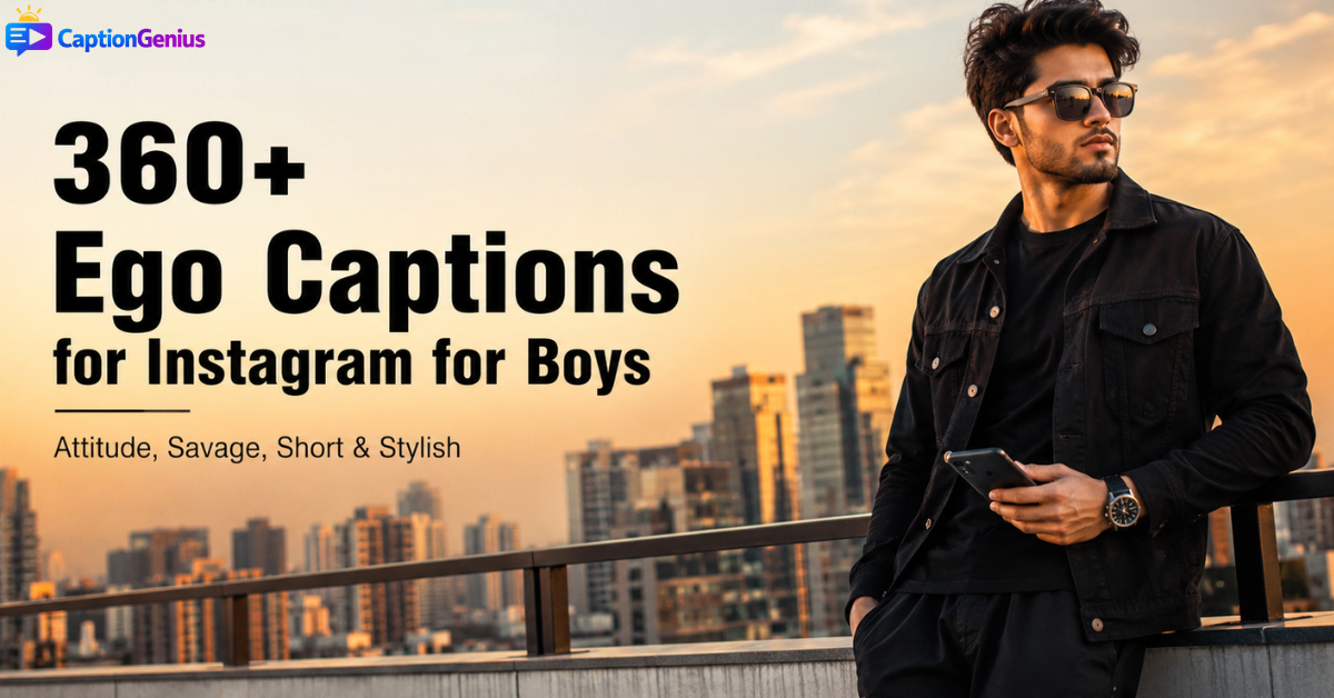 360+ Ego Captions