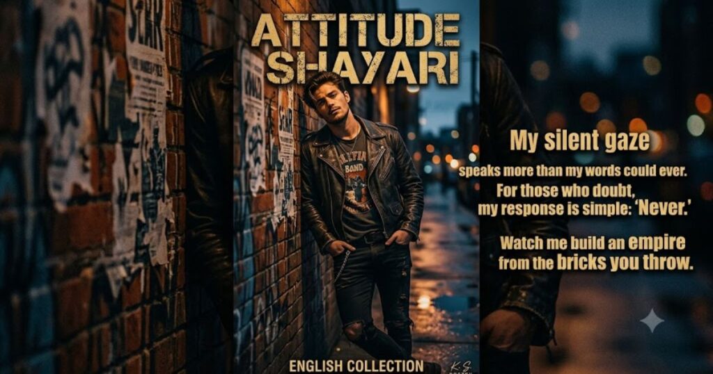 Attitude Shayari English