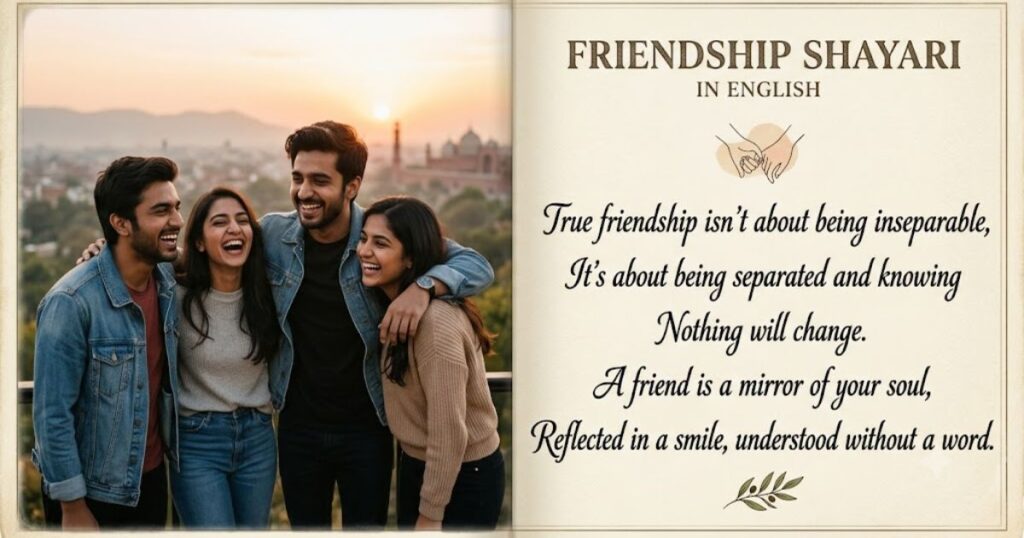 Friendship Shayari In English