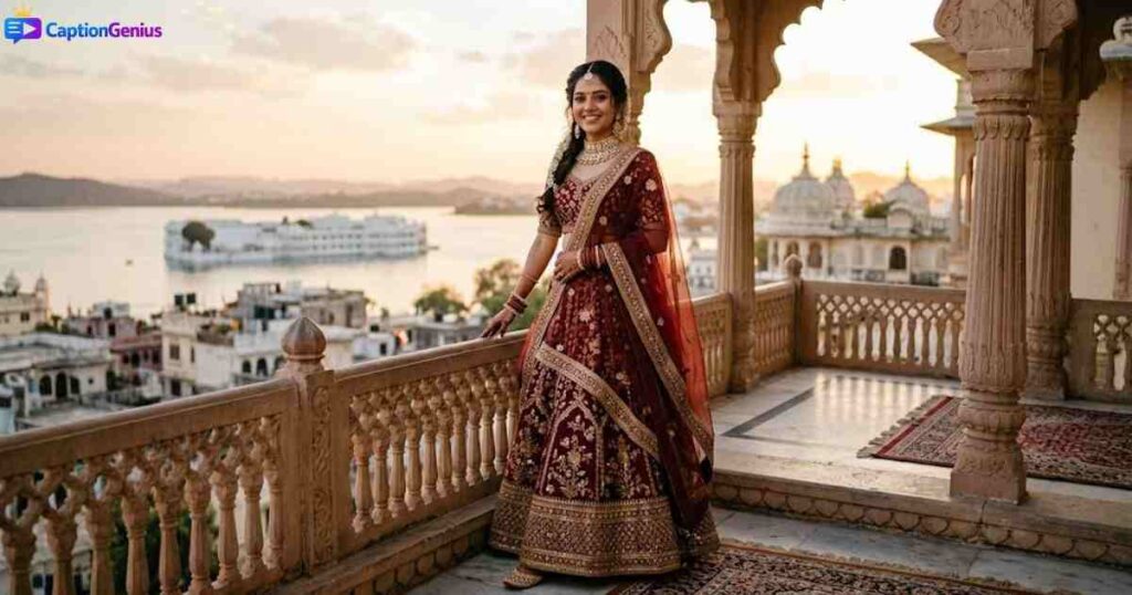 captions-for-traditional-look-for-girl